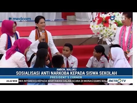 Pesan Penting Ibu Negara Iriana Joko Widodo ke Siswa di Ambon