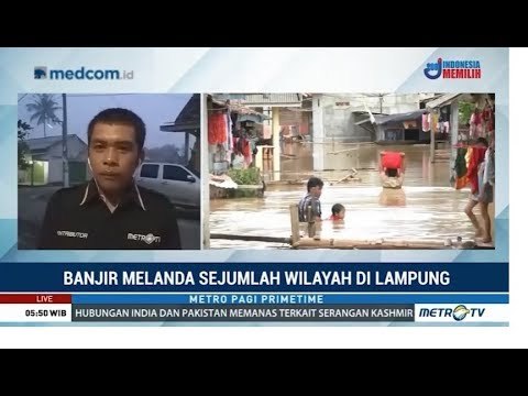600 Rumah di Tulang Bawang Terendam Banjir 2 Meter