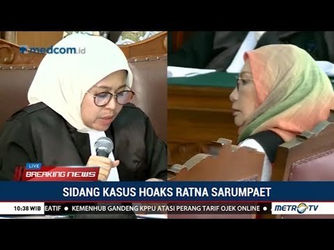 Didakwa Buat Onar dengan Hoaks, Ratna Sarumpaet akan Ajukan Eksepsi