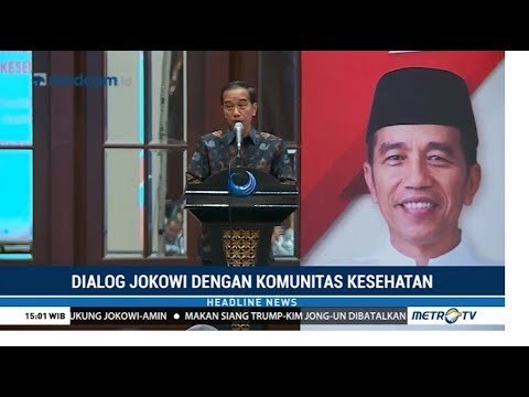 Dialog Jokowi Dengan Komunitas Kesehatan