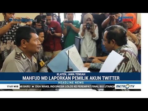 Mahfud MD Laporkan Pemilik Akun @KakekKampret_ ke Polisi