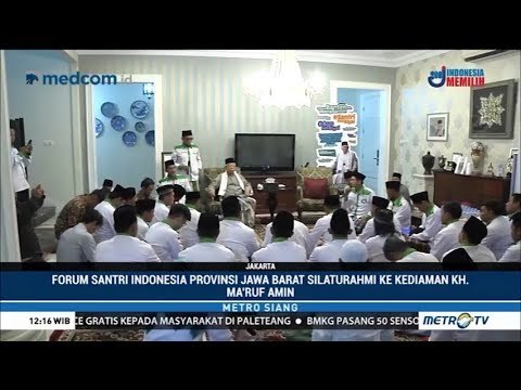 Forum Santri Jabar Silaturahmi ke Kediaman Ma'ruf Amin