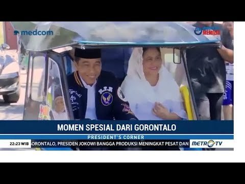 Momen Spesial Jokowi di Gorontalo