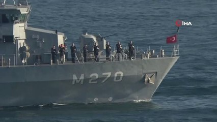 18 Mart Çanakkale Şehitleri Anma Törenleri Gemi Geçişleri ile Devam Ediyor