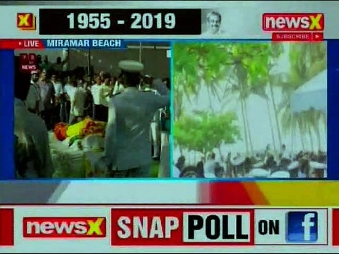 Manohar Parrikar Cremated With Full State Honours, Miramar Beach; Thousands Join Funeral Procession