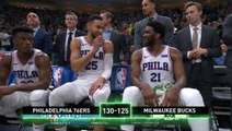 Giannis' career-high haul in vain as 76ers beat Bucks
