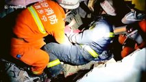 Children rescued from deadly building collapse in China