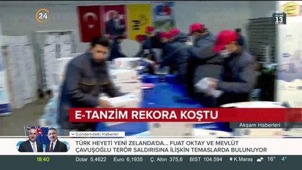 E-tanzim rekora koştu