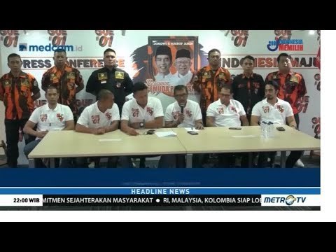 Relawan Pemuda Pancasila Deklarasi Dukung Jokowi-Amin