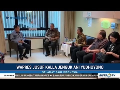 Wapres JK Jenguk Ani Yudhoyono