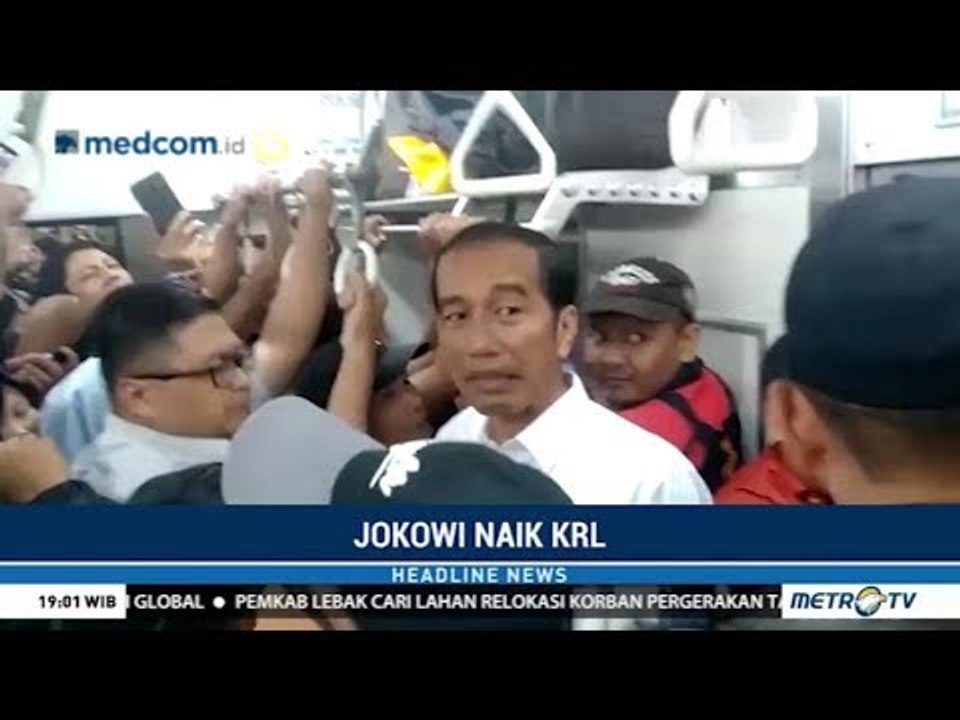 Jokowi Pulang ke Bogor Naik KRL