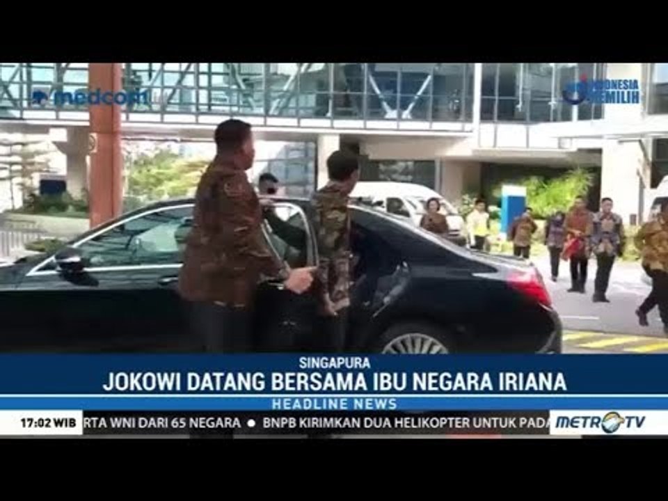 Jokowi dan Iriana Jenguk Ani Yudhoyono