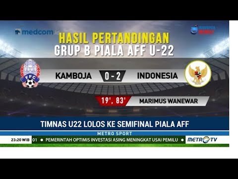 Timnas U-22 Lolos ke Semifinal Piala AFF