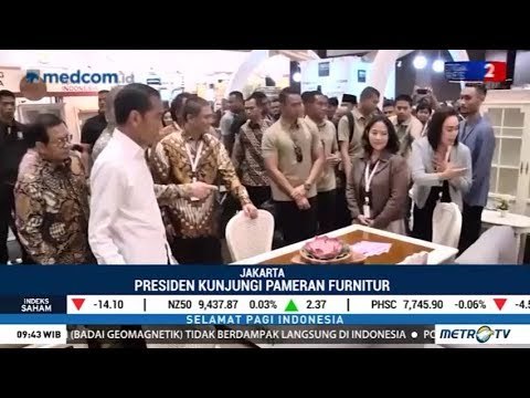 Presiden Bangga Mebel RI Makin Berkualitas
