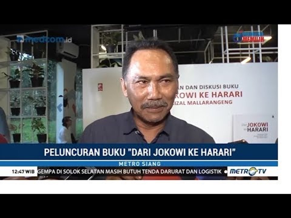 Rizal Mallarangeng Luncurkan Buku 'Dari Jokowi ke Harari'