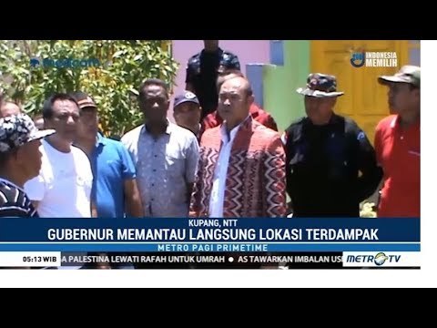 Gubernur NTT Tinjau Lokasi Terdampak Angin Puting Beliung di Kupang