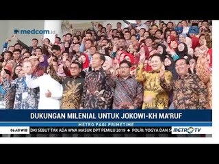 Dukungan Milenial untuk Jokowi-Ma'ruf