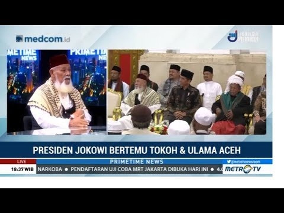 Alasan Ulama dan Tokoh Aceh Temui Jokowi