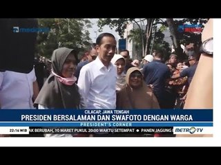 Download Video: Antusias Warga Cilacap Bertemu Presiden Jokowi