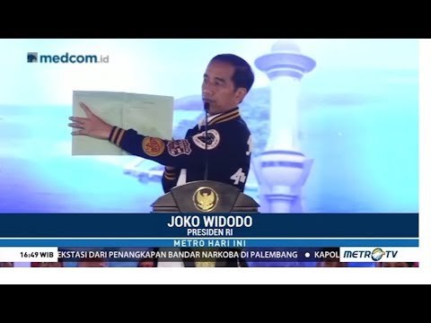 Jokowi Bagikan Dua Ribu Sertifikat Tanah untuk Warga Sultra