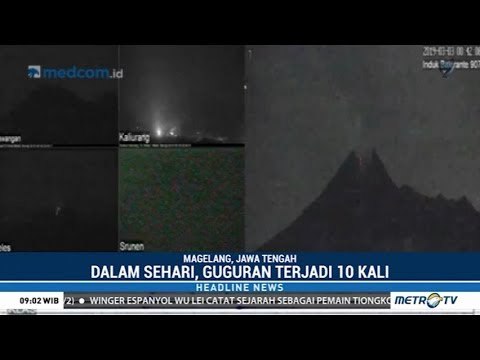 Gunung Merapi Alami 10 Kali Guguran Lava dalam Sehari