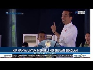 Ketika Jokowi Kaget Uang KIP untuk Beli HP dan Pulsa