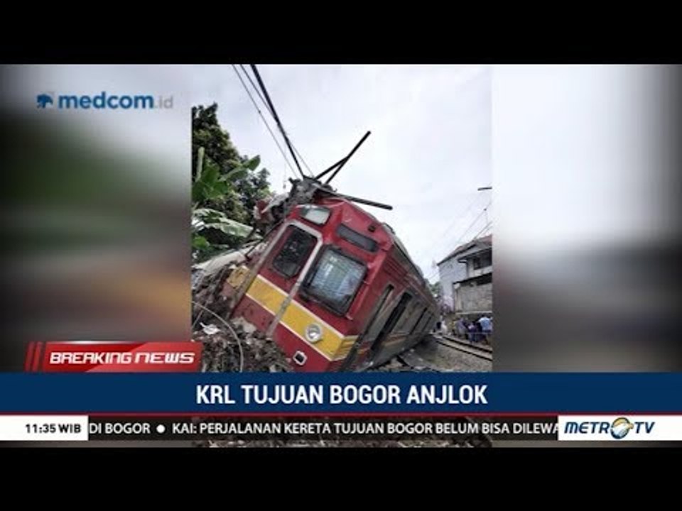Kronologi Rute Jatinegara-Bogor KRL Anjlok