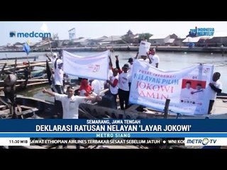 Perempuan & Nelayan Deklarasi Dukung Jokowi-Ma'ruf