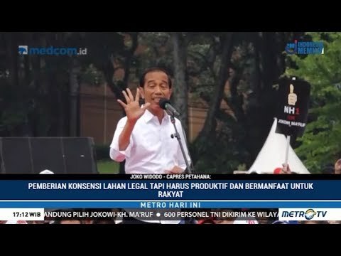 Jokowi Sindir Pemilik Lahan Seluas Lima Kali Luas Jakarta