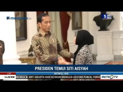 Jokowi Bertemu Siti Aisyah di Istana