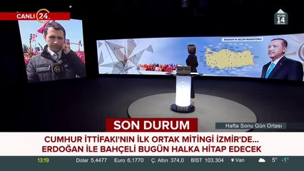 Cumhur İttifakı İzmir Mitingi