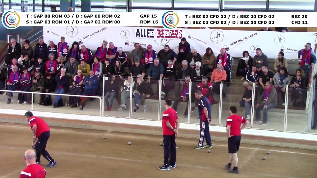 Quatrième tour, E2 : Gap contre Romans, N3 : Béziers contre Stade Clermontois, Saint-Maurice l'Exil 2019