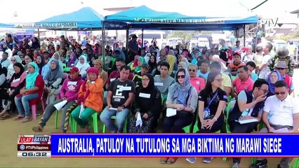 Australia, patuloy na tutulong sa mga biktima ng Marawi siege