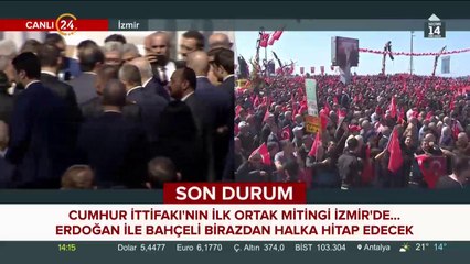 Cumhur İttifakı İzmir Mitingi