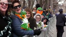 Drums, pipes and shamrocks: The St Patrick's Day Parade in New York City
