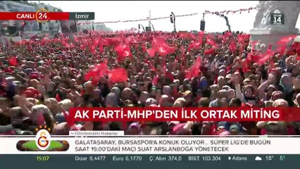 Cumhur İttifakı İzmir Mitingi