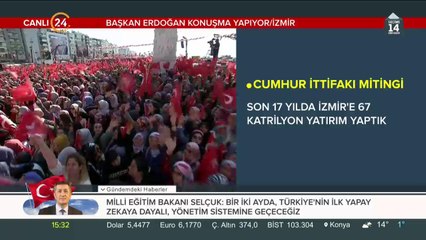 Cumhur İttifakı İzmir Mitingi