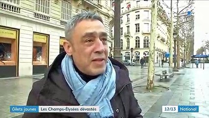 Gilets jaunes : les Champs-Élysées dévastés par les casseurs