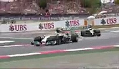 Lewis calling out Merc's errors at 330kmh
