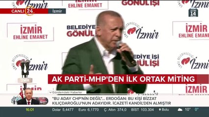 Cumhur İttifakı İzmir Mitingi