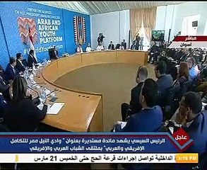 السيسى: أكبر حجم من العناصر المنخرطة مع جماعات الإرهاب فى إفريقيا