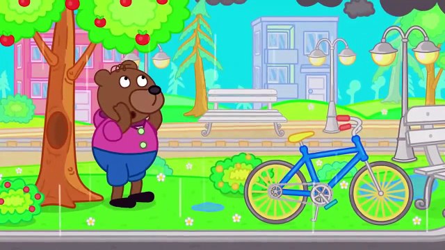 Lion de la Famille de la Licorne de Couleur avec des Crayons de dessin animé Pour Enfants