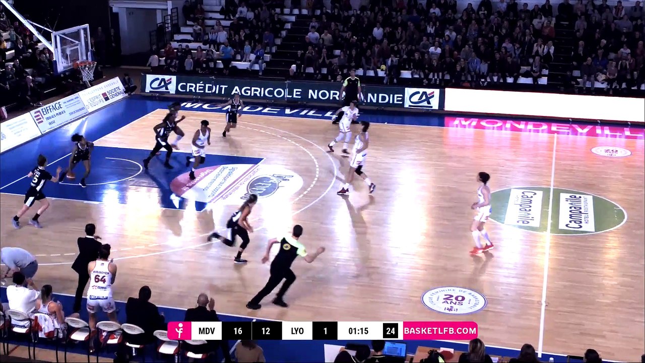 LFB 18/19 - J19 : Mondeville - Lyon