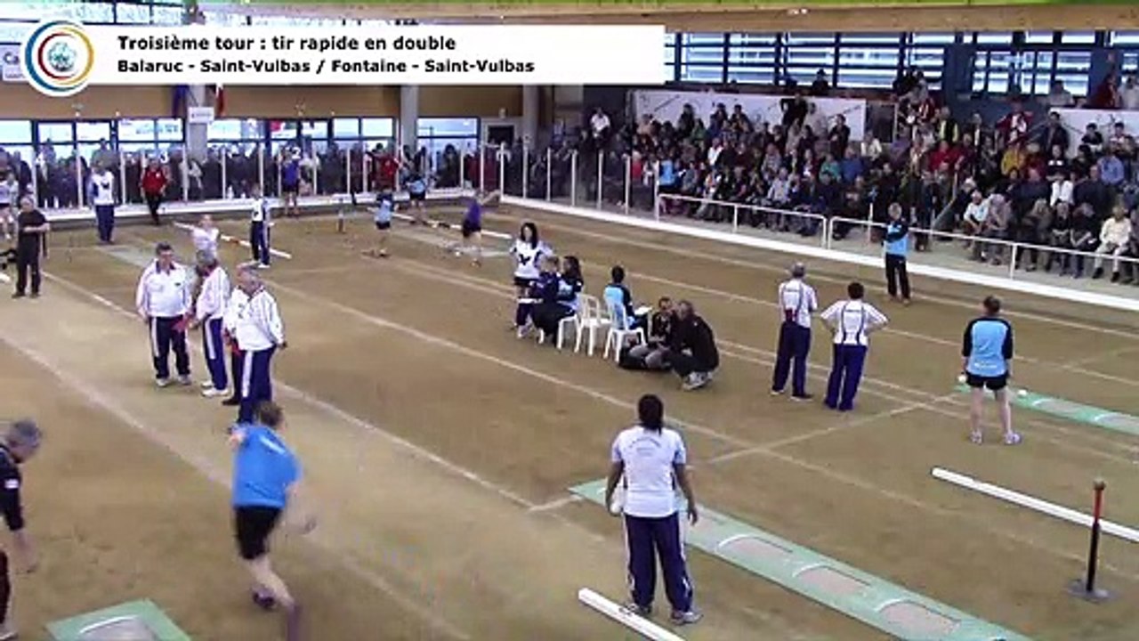 Troisième tour, tir rapide en double, E1 : Balaruc-les-Bains contre Saint-Vulbas, E1F : Fontaine contre Saint-Vulbas, Saint-Maurice l'Exil 2019