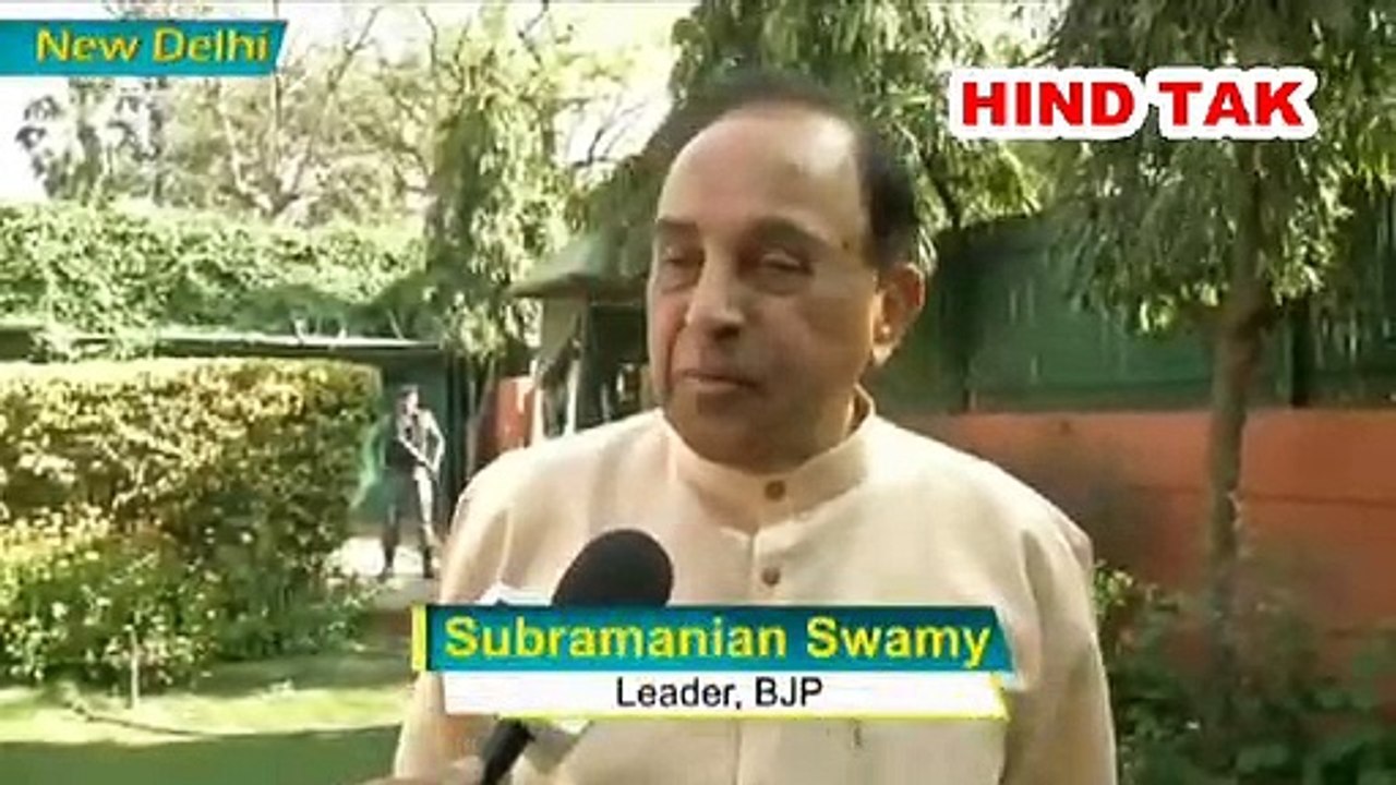 Subramanian Swamy- The one who says ‘chowkidar chor hai’ is himself out on bail