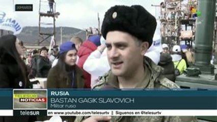 Celebran 5 años de adhesión de Crimea a Rusia