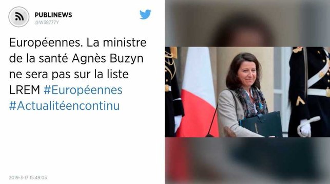 Européennes. La ministre de la santé Agnès Buzyn ne sera pas sur la liste LREM
