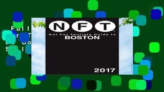 Full version  Not For Tourists Guide to Boston 2017  Best Sellers Rank : #4
