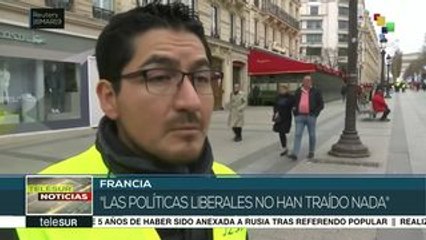 Francia: Más de 30 mil se suman a protestas de los chalecos amarillos