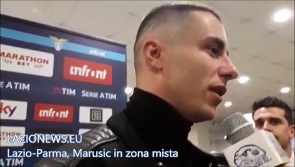 Lazio-Parma, Marusic in zona mista